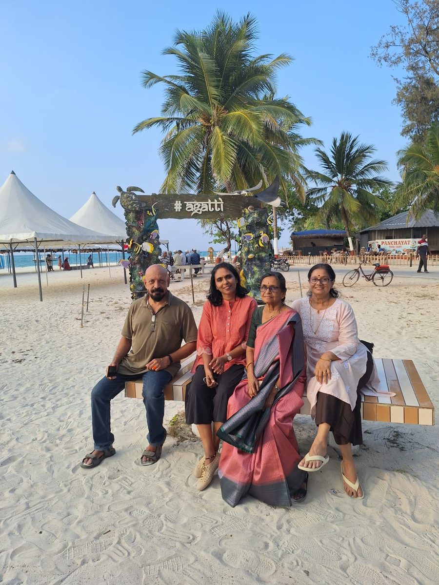 Family at Agatti Island · Lakshadweep